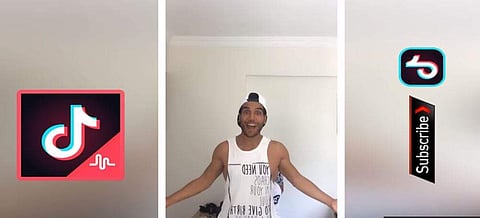 YouTube Screengrab of a representational Tik Tok video