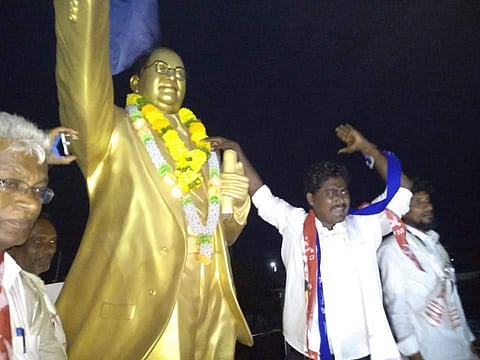 Vijay Kumar Pedapudi, BSP candidate for Parchur constituency in Andhra Pradesh Assembly Elections 2019.