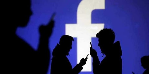 Facebook logo. (File Photo | Reuters)