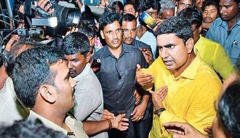 CM Chandrababu Naidu displeased with conduct of elections