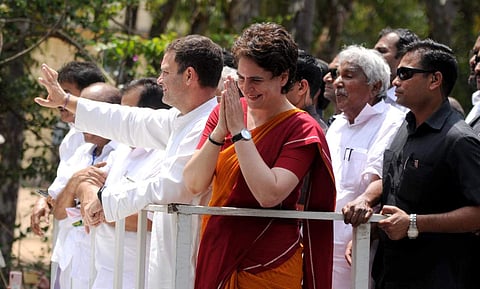 Congress President Rahul Gandhi and AICC general secretary  Priyanka Gandhi (File Photo | A Sanesh, EPS)