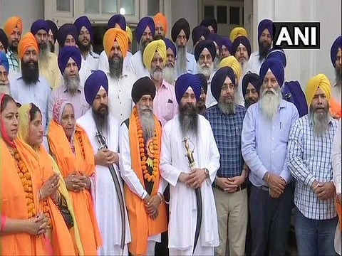 Every year, a large number of Sikh pilgrims from India visit Pakistan to observe various religious festivals and occasions.. (Photo | ANI)