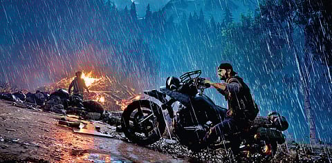 A screenshot from Days Gone