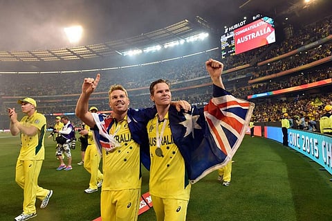 Australia's player Steve Smith (R) and David Warner. (File | AFP)