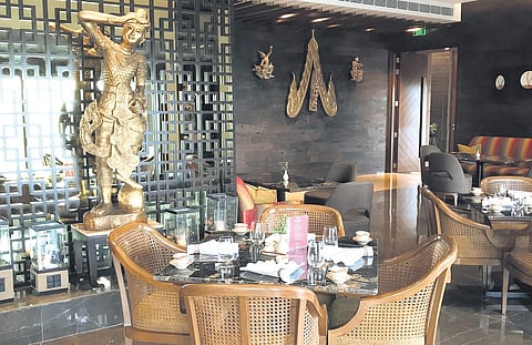 Celebrating songkran at oko