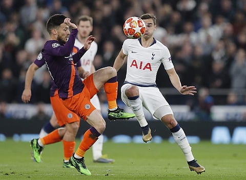 Guardiola's time at the Etihad will be judged depends on overturning a 1-0 Champions League quarter-final, first leg deficit against Tottenham (Photo | AP)