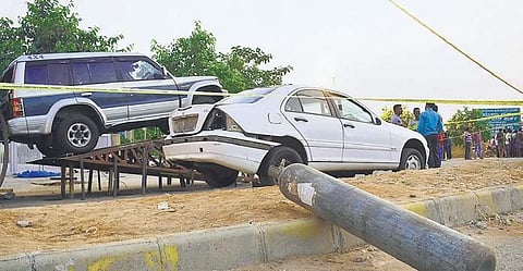 The spot where a Helium cylinder exploded during a film shoot | Pandarinath B