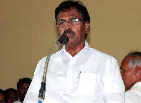 DMK candidate from Thanjavur SS Palanimanickam. (Photo| Facebook/ S.S. Palanimanickam)