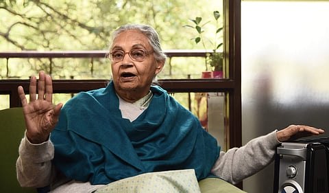 Delhi Congress chief Sheila Dikshit. (Photo| Parveen Negi, EPS)