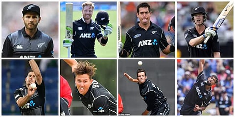 New Zealand opted for experience in a 15-man squad named Wednesday for this year's cricket World Cup, with rookie Tom Blundell's inclusion as back-up wicketkeeper the only real surprise.  (Photos | AP, AFP)