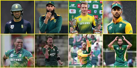 The 15-man squad was largely as predicted by most pundits, with 36-year-old batsman Amla's form the biggest talking point ahead of the announcement. (Photos | AP, AFP)