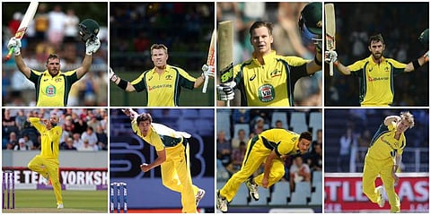 Steve Smith and David Warner were back on the squad after serving their ban, but there was no room for Josh Hazlewood or Peter Handscomb. (Photos | AP, AFP)