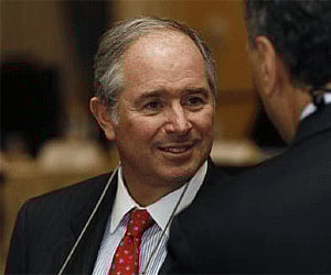 Blackstone CEO Stephen Schwarzman stands during the Yale CEO Summit in New York (File Photo| Reuters)