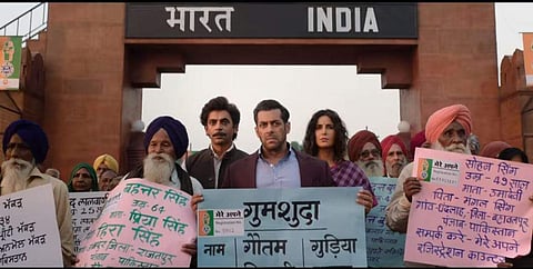 Salman Khan, Sunil Grover and Katrina Kaif in 'Bharat'. (YouTube screengrab)