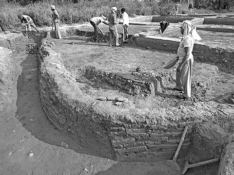 Asurgarh Fort excavation site in Kalahandi | Express