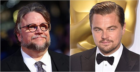 Guillermo del Toro and Leonardo DiCaprio. (Photo | Twitter)