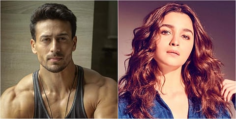 Tiger Shroff and Alia Bhatt. (Photo | FB)