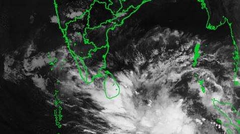 Latest image of cyclone Fani as per IMD website.
