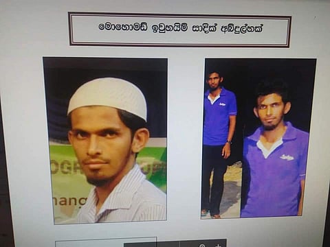 Police Thursday night released the names and pictures of three men and three women and sought information regarding them from the public.(Photo | Twitter/Sri Lanka police)
