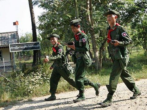 Myanmar military officers (Photo | AP)