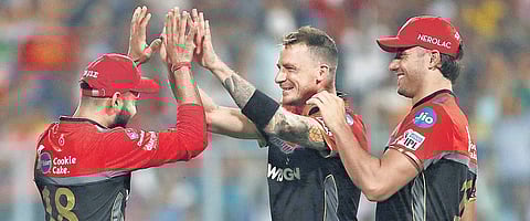 Virat Kohli & Co did particularly well when Dale Steyn played two games this IPL