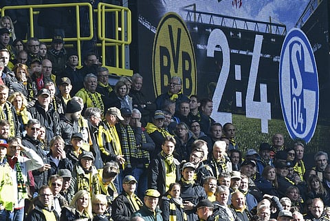 Reus was the first of two Dortmund players sent off in five second-half minutes  | AP