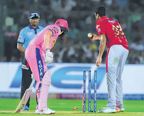 The Mankading incident in Jaipur.| sportzpics