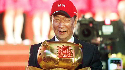 Foxconn owner Terry Gou. (PHOTO |AFP)