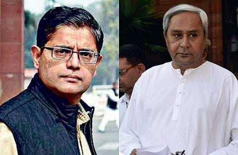 BJP's Banaik(L) in ijayant Panda and Odisha CM Naveen Patnaik (File Photo)
