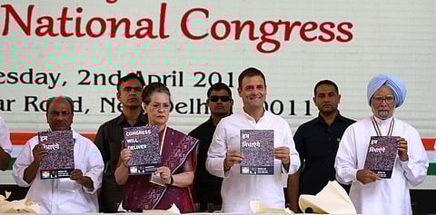 Congress manifesto 2019. (Photo | Shekhar Yadav, EPS)