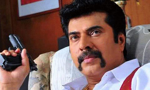 A still from Mammootty-starrer 'Madhura Raja'.
