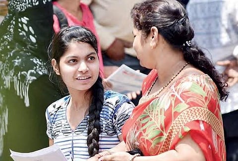 File pictures of students appearing for NEET. | Express Photo Services