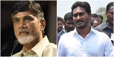 Chandrababu Naidu (L) and Jagan Mohan Reddy (R). | (File | Agencies)