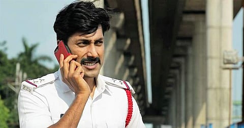 A still from Rishi-starrer 'Kavaludaari'.