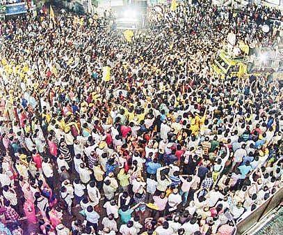People in large numbers take part in CM’s rally in Visakhapatnam
