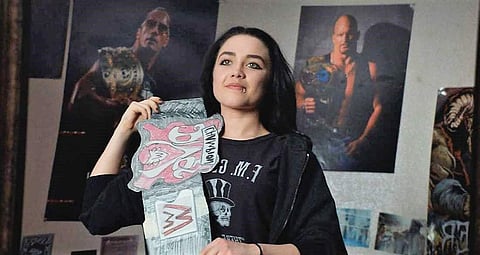 A still from 'Fighting with My Family'.