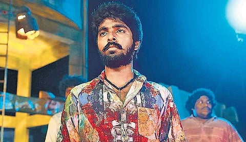 A still from GV Prakash-starrer 'Kuppathu Raja'.