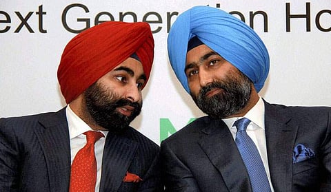 Former Ranbaxy promoters Malvinder Singh and Shivinder Singh (Photo | PTI)