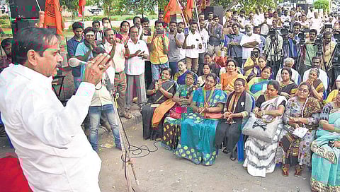 Many voters have said they are in a dilemma about voting for both H Raja and Karti Chidambaram (Express)