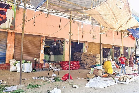 Stressed about whether they would be evicted all of a sudden, shopkeepers are now making renewed demands for the new complex promised to them last year Pandarinath B