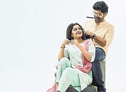 Nagabhushana and Sanjana Aanand