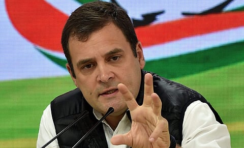 Congress president Rahul Gandhi (Photo | PTI)