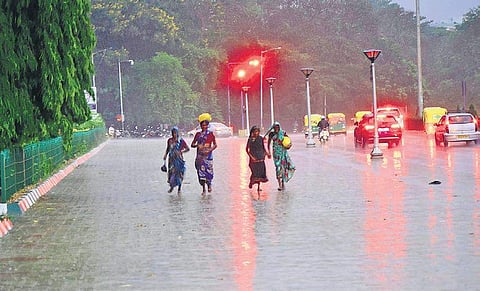While Monday evening shower came as a pleasant surprise for  Bengalureans who were waiting for weeks