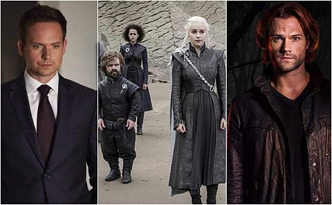 L-R: Stills from Suits, Game of Thrones and Supernatural. (Photos | File)