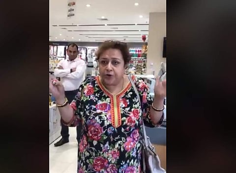 A snapshot from the video posted by Shivani Gupta. (Photo | Facebook)