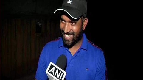 Suresh slapped Delhi Chief Minister Arvind Kejriwal during a roadshow on May 4. (Photo | ANI Twitter)