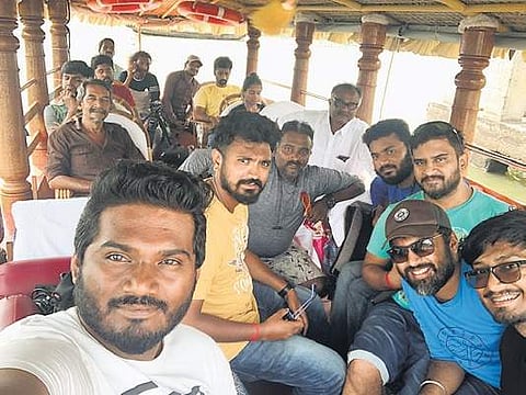 Nagabhushan and Sanjana Anand return post Honey Moon in Kerala