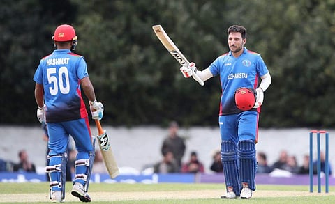 Rahmat Shah hit 113 while Hashmatullah Shahidi and Mohammad Shahzad made half-centuries for Afghanistan (Photo | ICC Twitter)
