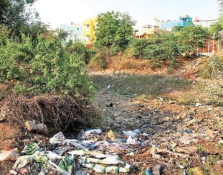 Moolakadai residents alleged that water table in the locality was contaminated due to effluents from tanneries that were disposed of at this spot earlier | DEBADATTA MALLICK