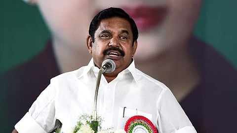 AIADMK general secretary Edappadi K Palaniswami 